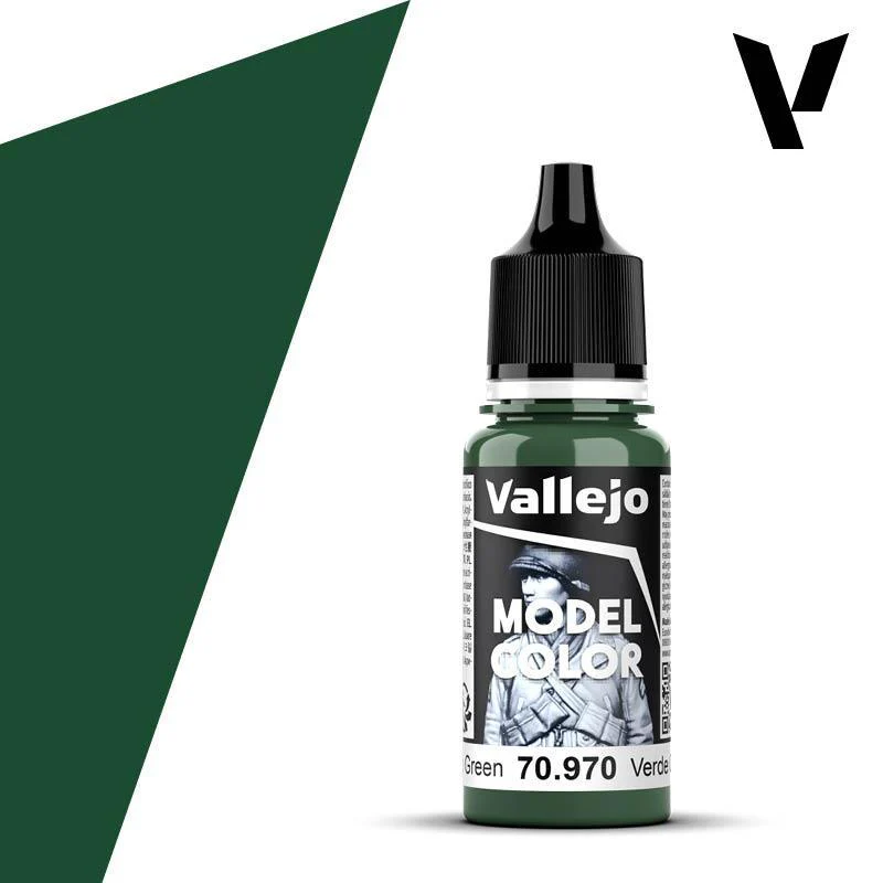 Vallejo Model Colour #079 - Deep Green - 18 ml Matt Acrylic Paint