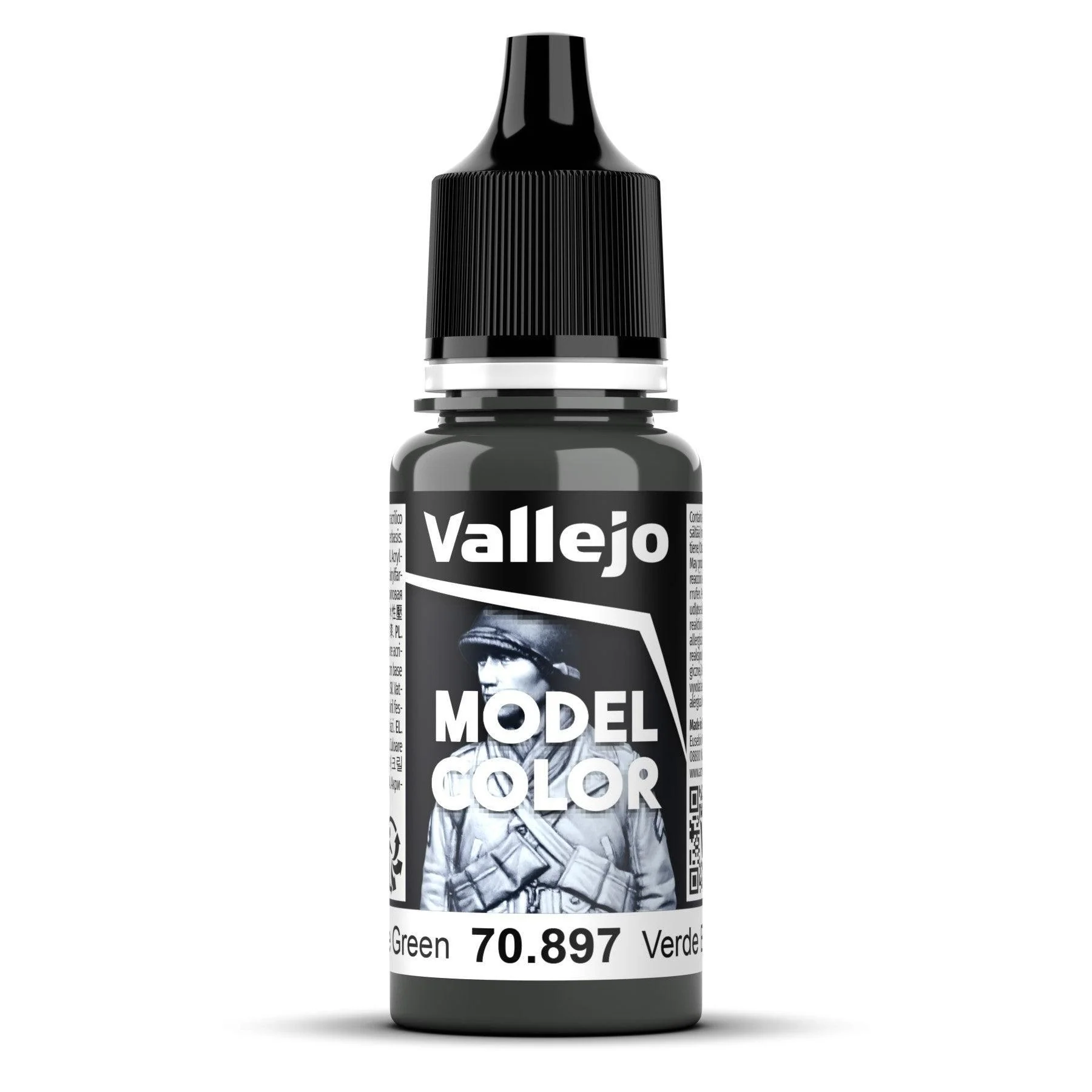 Vallejo Model Colour #084 - Bronze Green - 18 ml Matt Acrylic Paint