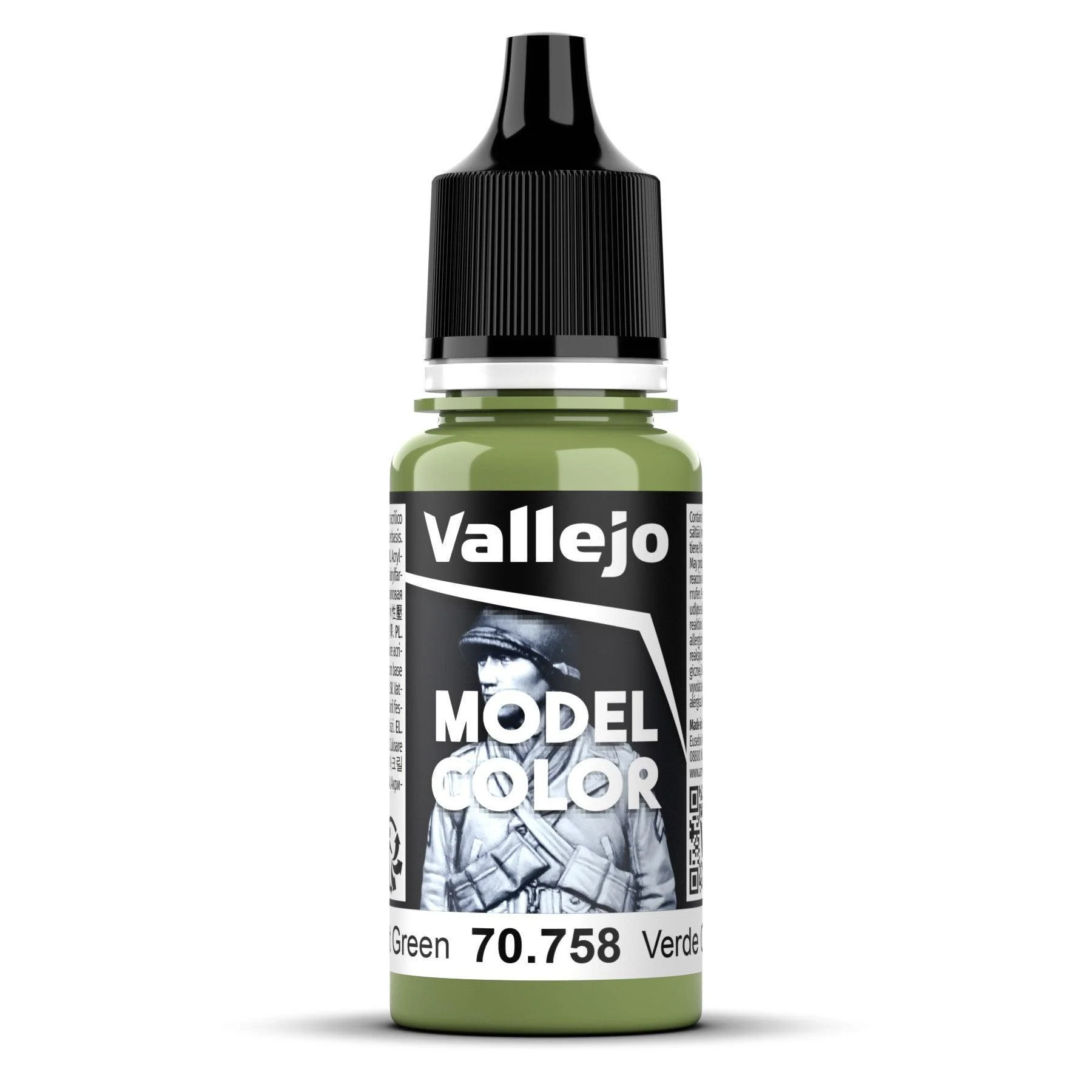 Vallejo Model Colour #085 - Bright Green - 18 ml Matt Acrylic Paint
