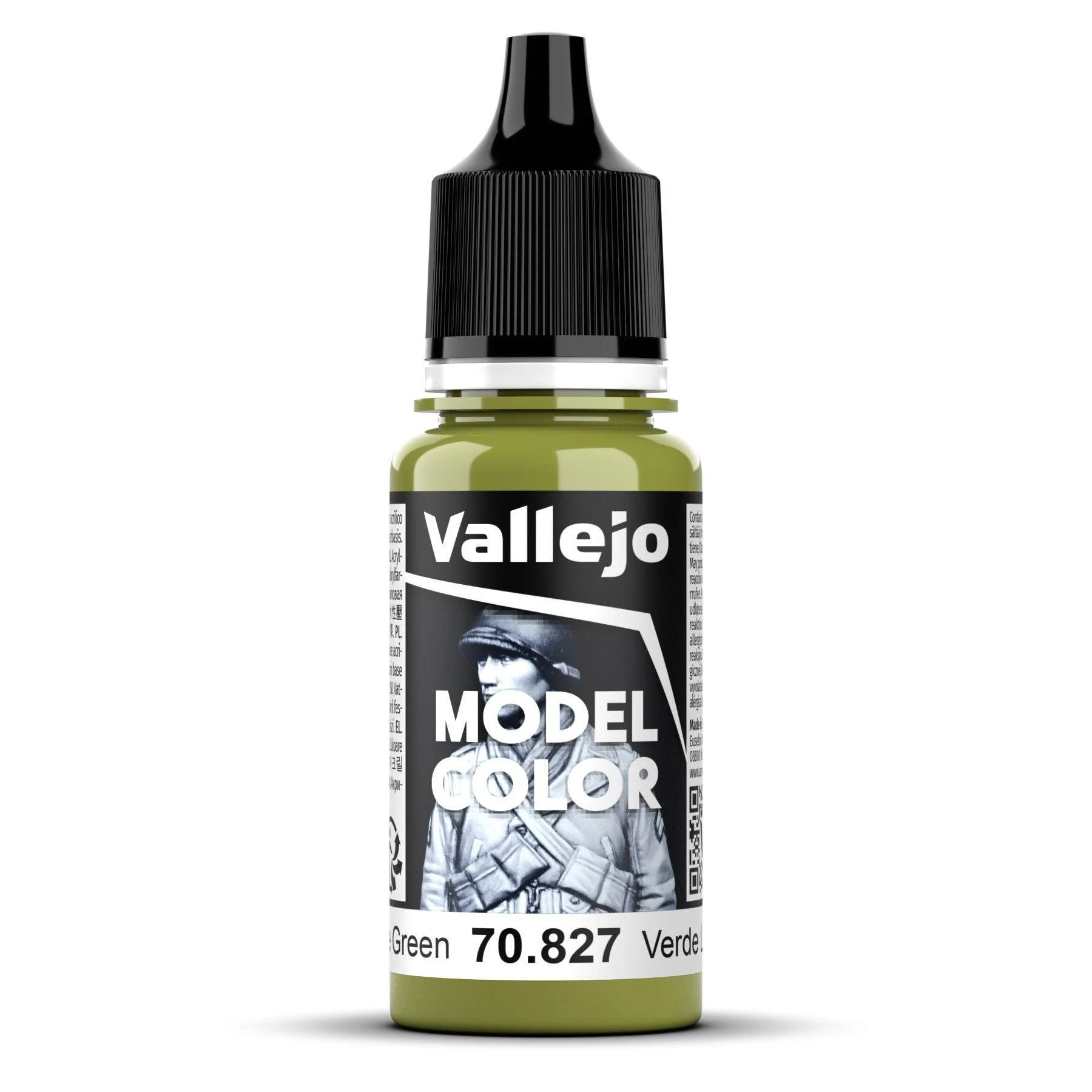 Vallejo Model Colour #091 - Lime Green - 18 ml Matt Acrylic Paint