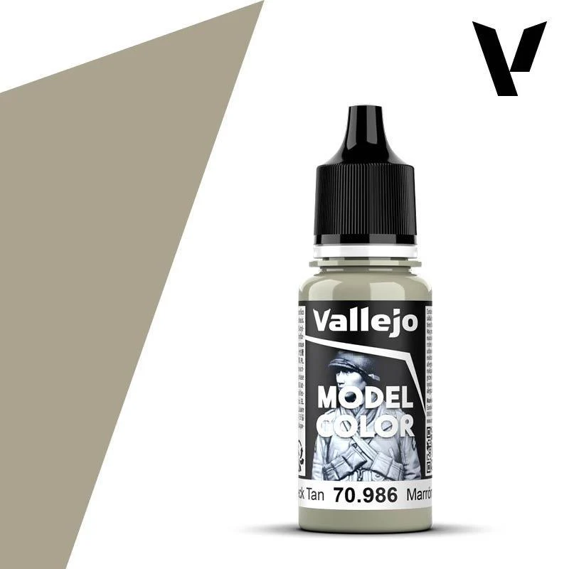 Vallejo Model Colour #110 - Deck Tan - 18 ml Matt Acrylic Paint