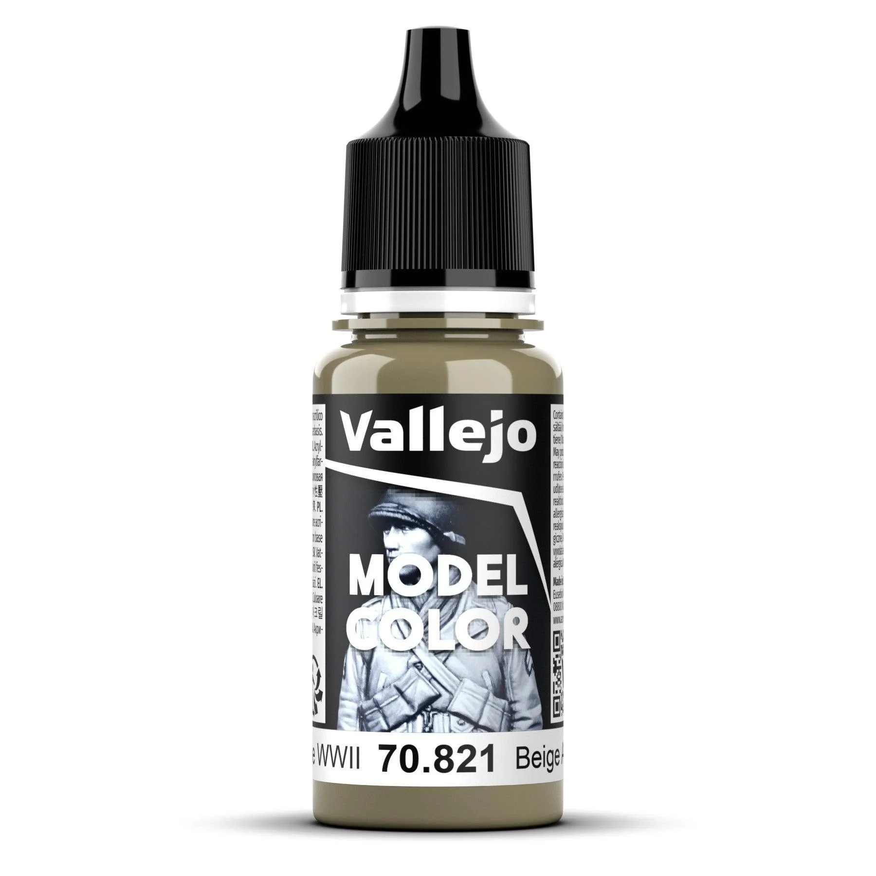 Vallejo Model Colour #113 - German Beige WWII - 18 ml Matt Acrylic Paint