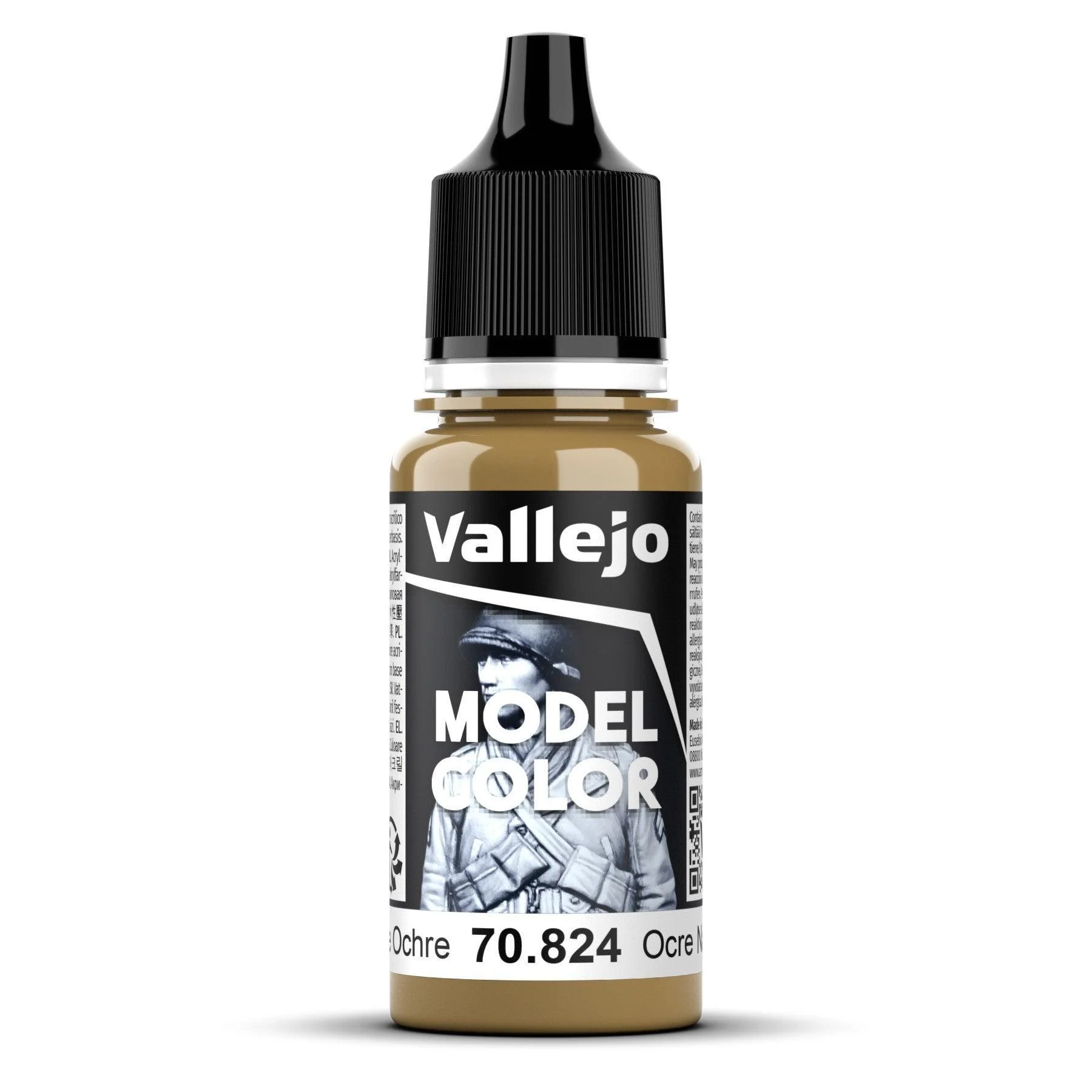 Vallejo Model Colour #133 - Orange Ochre - 18 ml Matt Acrylic Paint