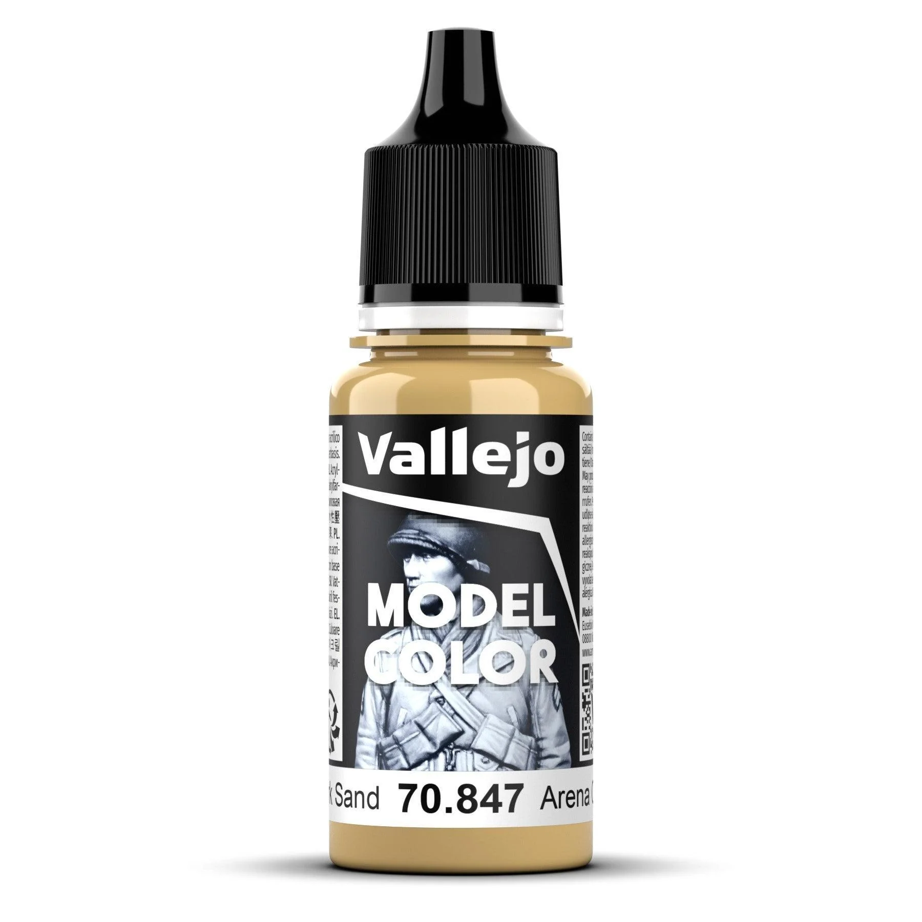 Vallejo Model Colour #136 - Dark Sand - 18 ml Matt Acrylic Paint