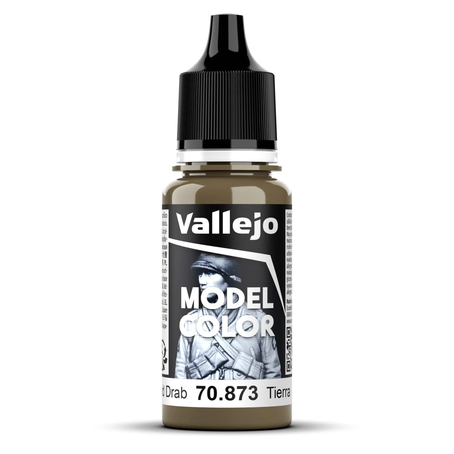 Vallejo Model Colour #142 - US Field Drab - 18 ml Matt Acrylic Paint