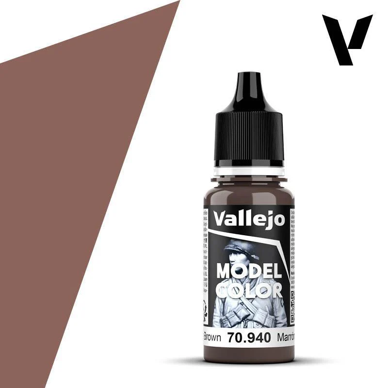 Vallejo Model Colour #153 - Saddle Brown - 18 ml Matt Acrylic Paint