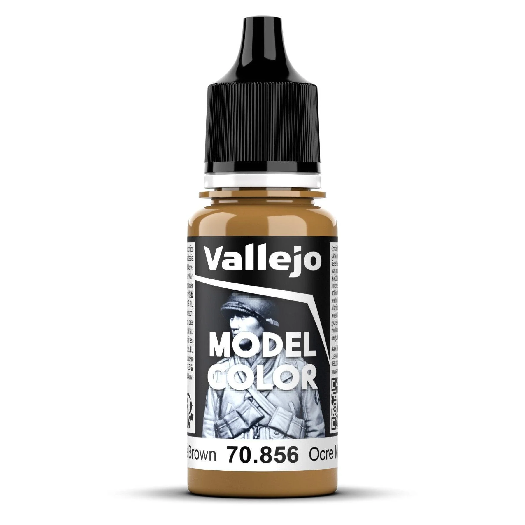 Vallejo Model Colour #159 - Ochre Brown - 18 ml Matt Acrylic Paint