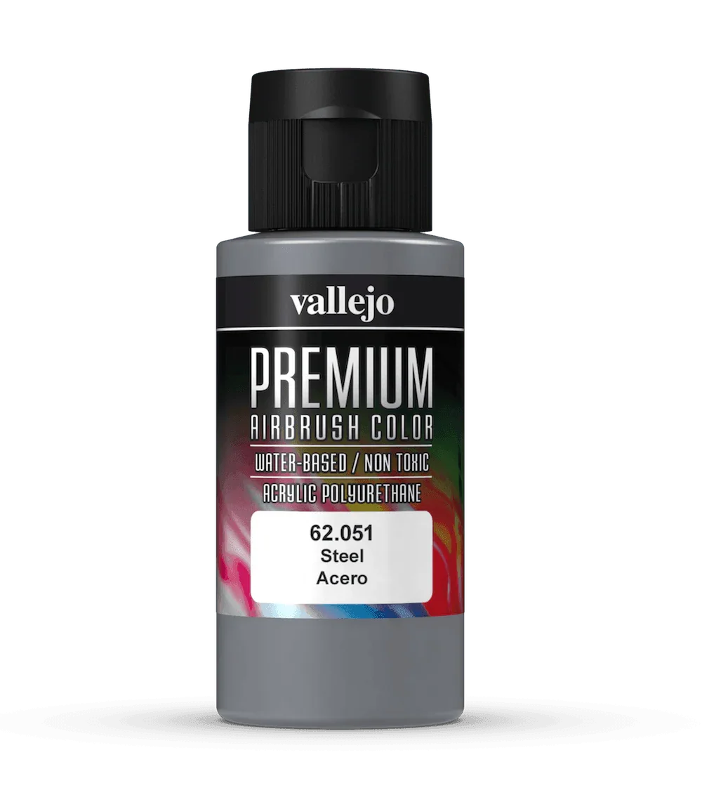 Vallejo Premium Colour - Steel 60 ml