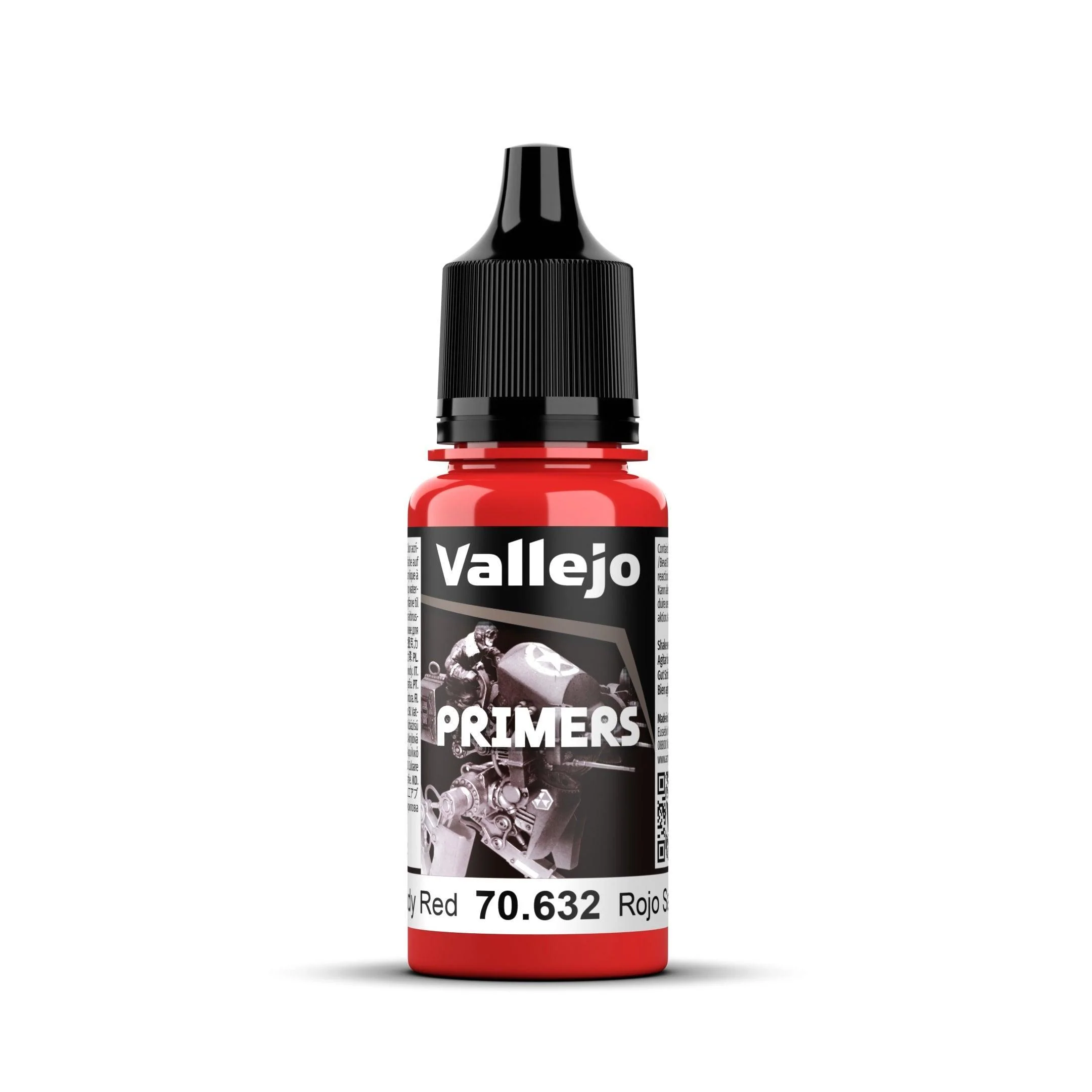 Vallejo Surface Primer - #54 Bloody Red 18ml