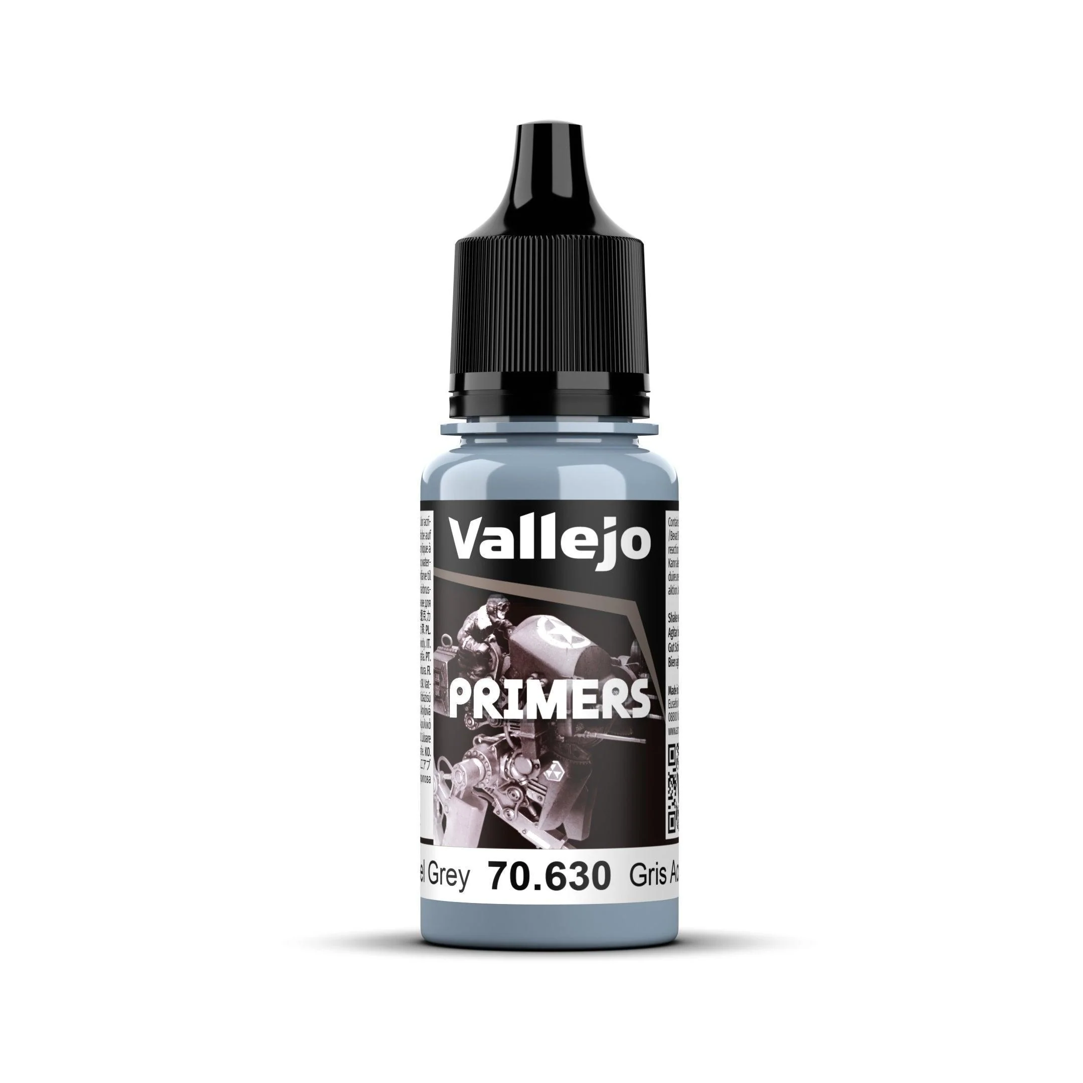 Vallejo Surface Primer - #56 Steel Grey 18ml