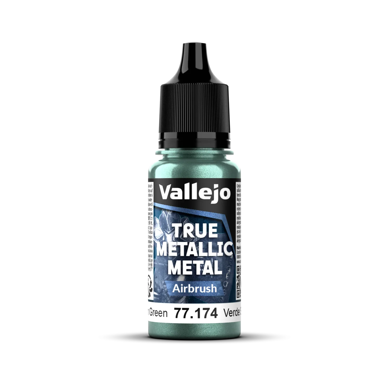 Vallejo True Metallic Metal: Airbrush - Dusken Green 18 ml