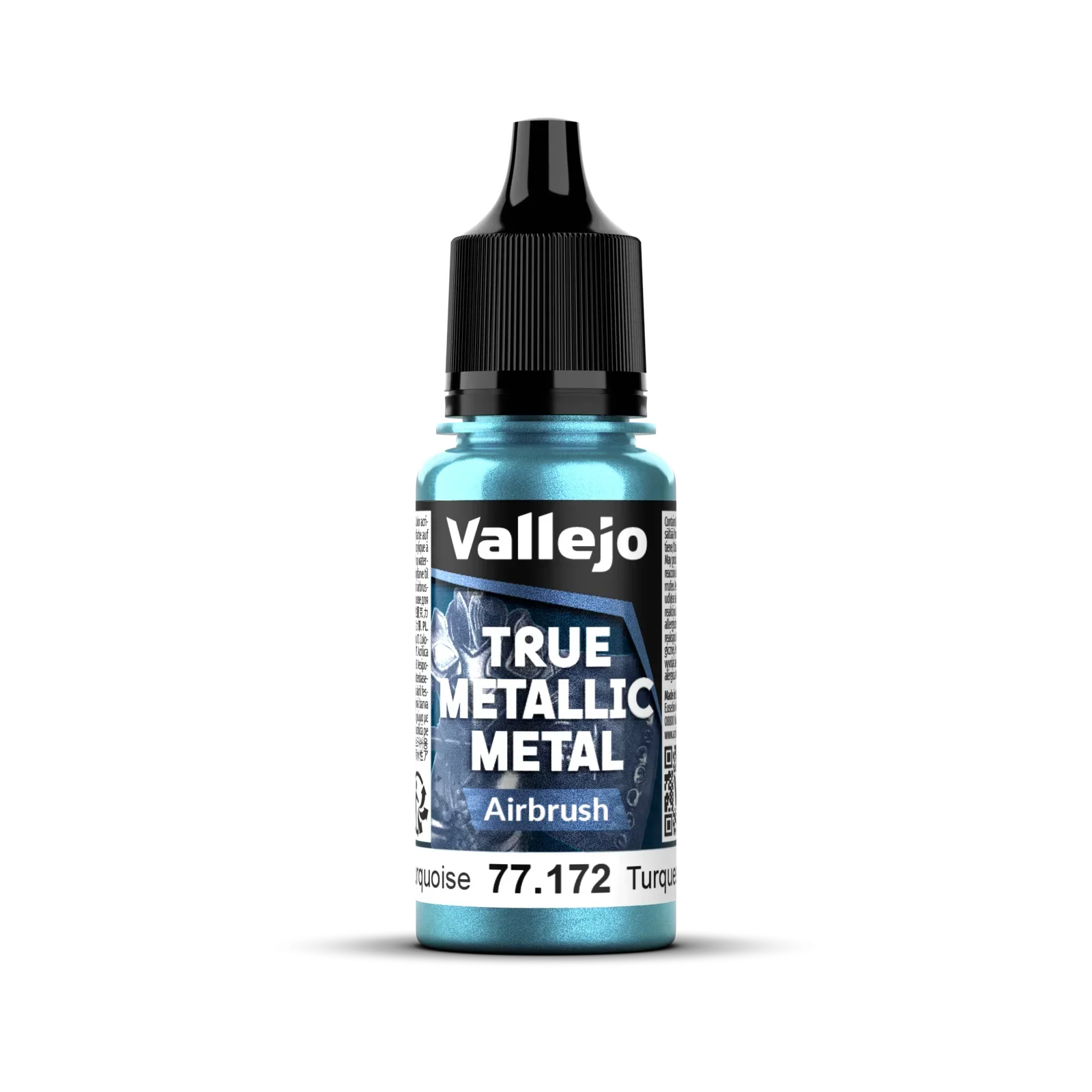 Vallejo True Metallic Metal: Airbrush - Hydra Turquoise 18 ml