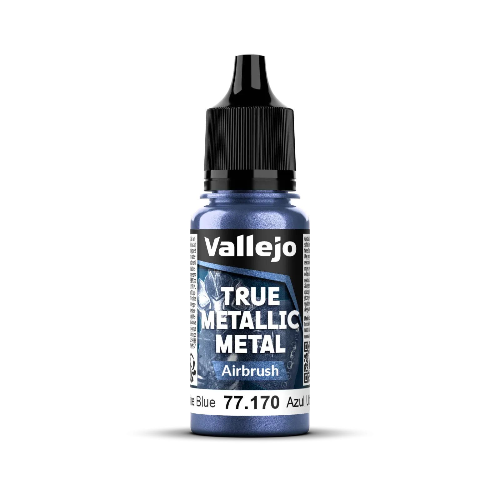 Vallejo True Metallic Metal: Airbrush - Ultramarine Blue 18 ml