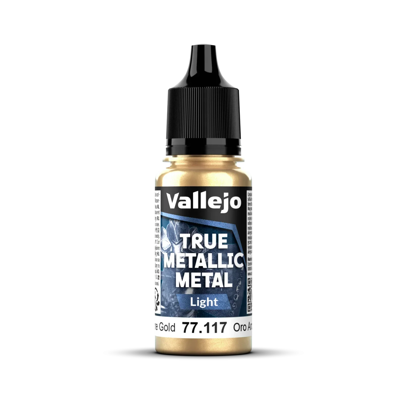 Vallejo True Metallic Metal: Light - Arcane Gold 18 ml