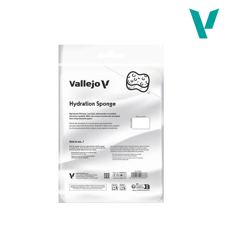 Vallejo Wet Palette Reusable Hydration Sponges (2)