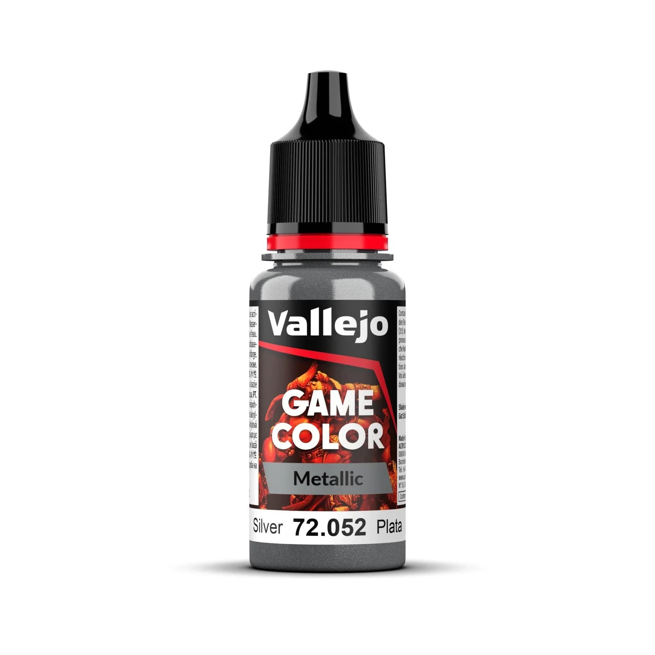 Vallejo Game Colour - #121 Silver 18ml