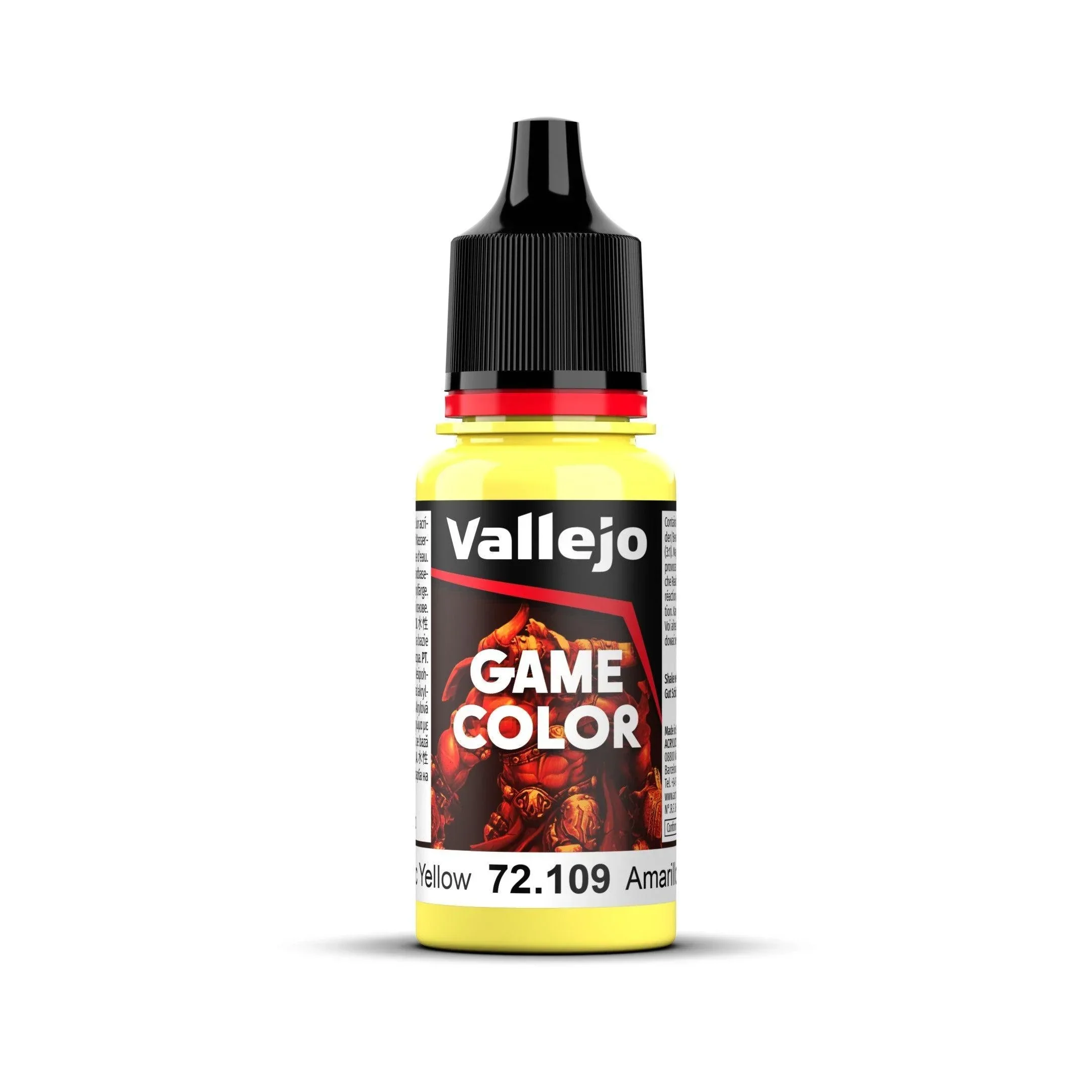 Vallejo Game Colour - #012 Toxic Yellow 18ml