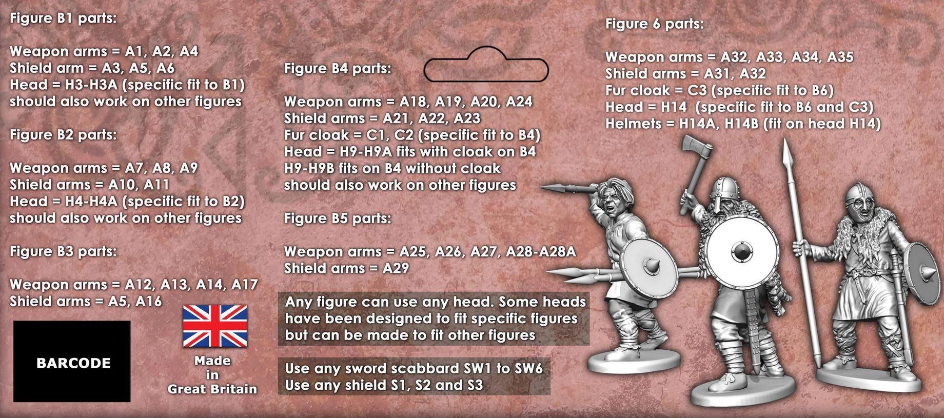 Victrix Miniatures - Early Saxon Unarmoured Warriors - Image 3