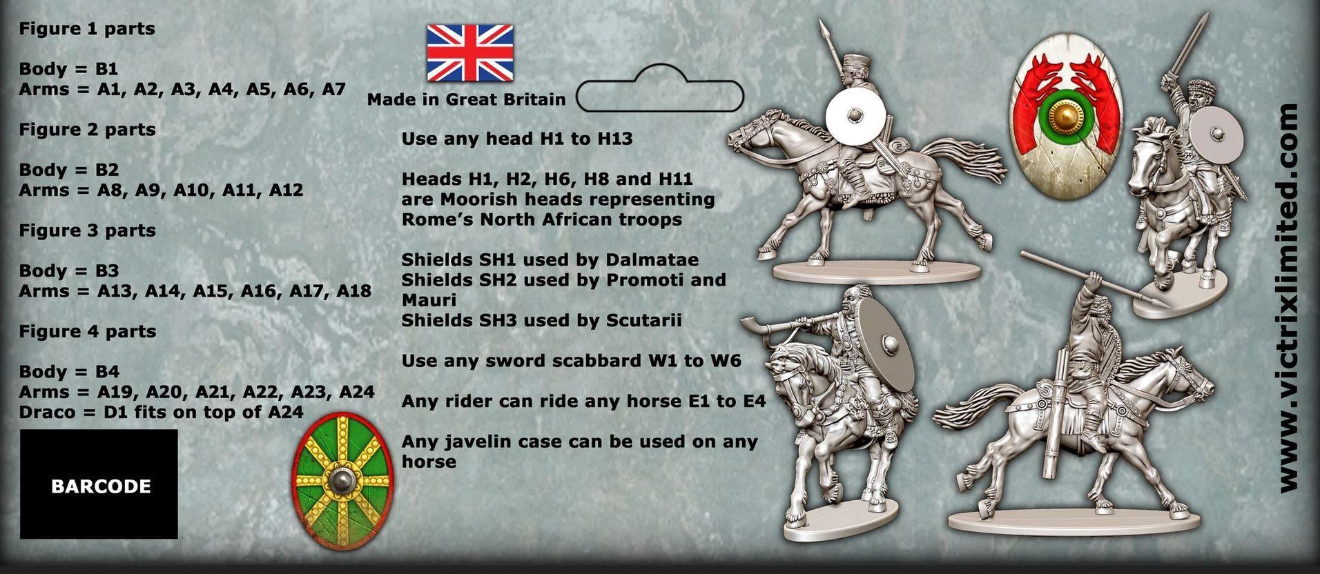 Victrix Miniatures - Late Roman Unarmoured Cavalry - Image 2