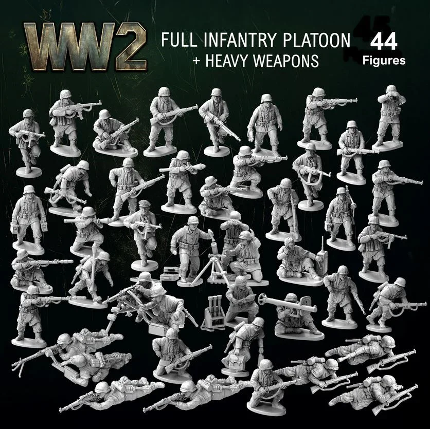 Victrix Miniatures - Late War German Infantry and Heavy Weapons 1944-1945 - Image 2