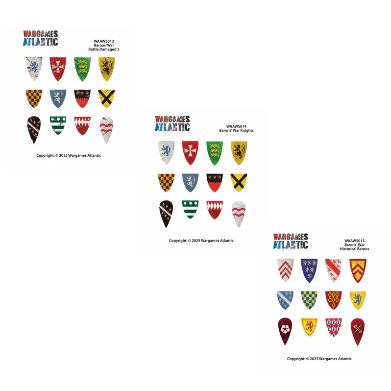 Barons' War Shield Decals (02): Knights 02 - Image 2