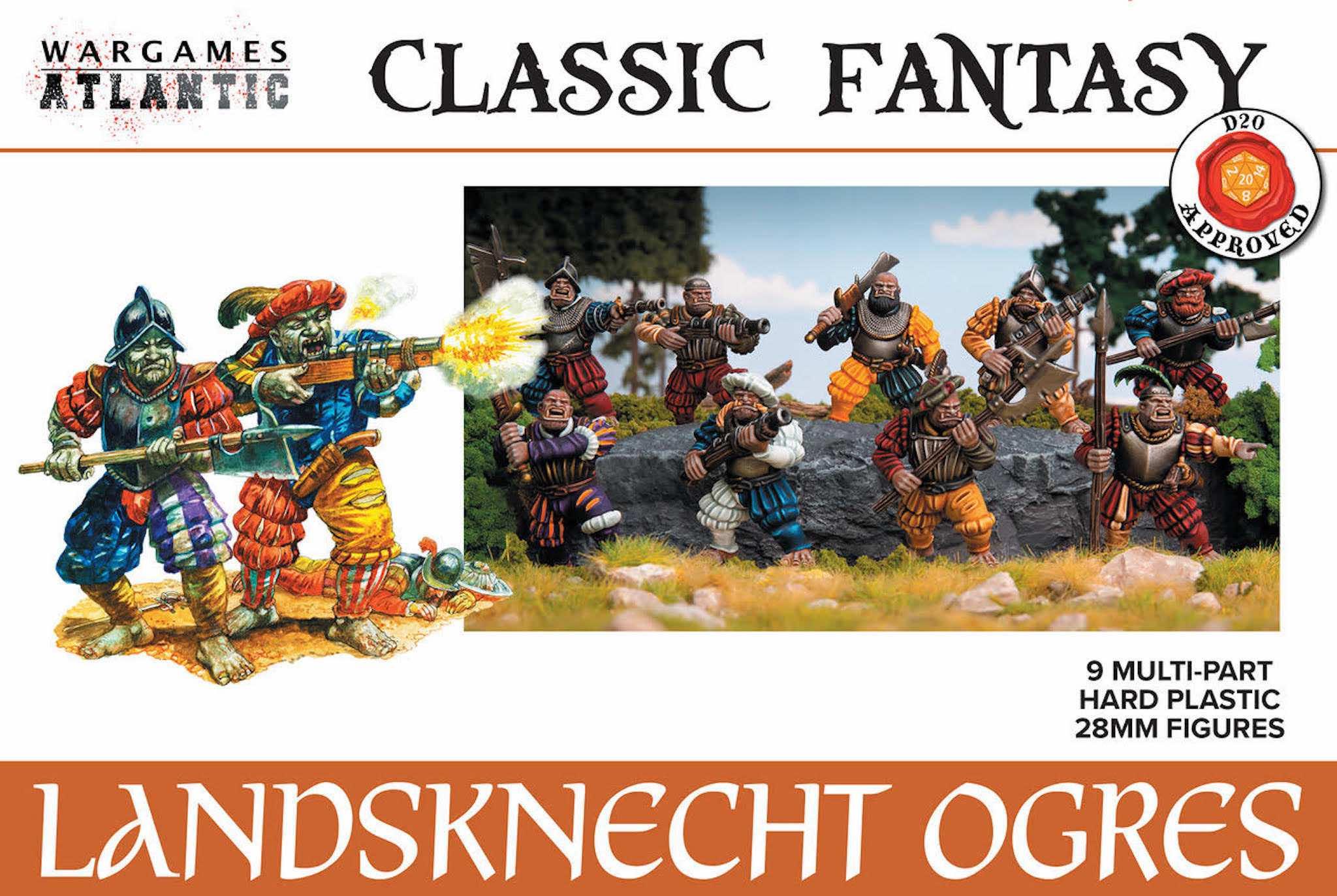 Wargames Atlantic: Classic Fantasy - Landsknecht Ogres