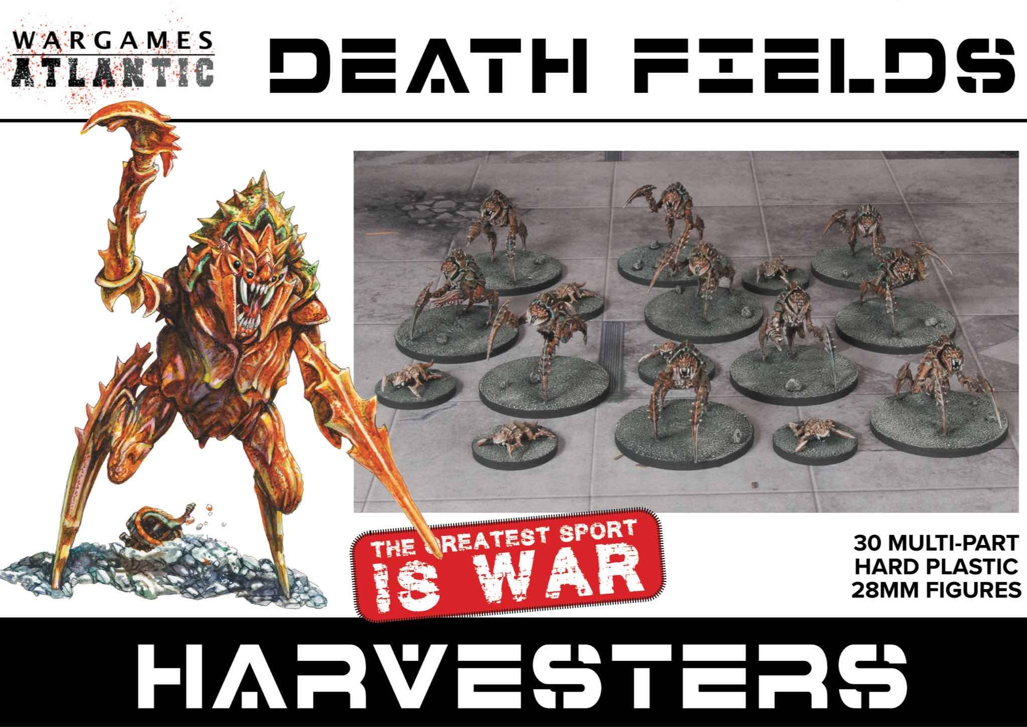 Wargames Atlantic: Death Fields - Harvesters - Alien Bugs