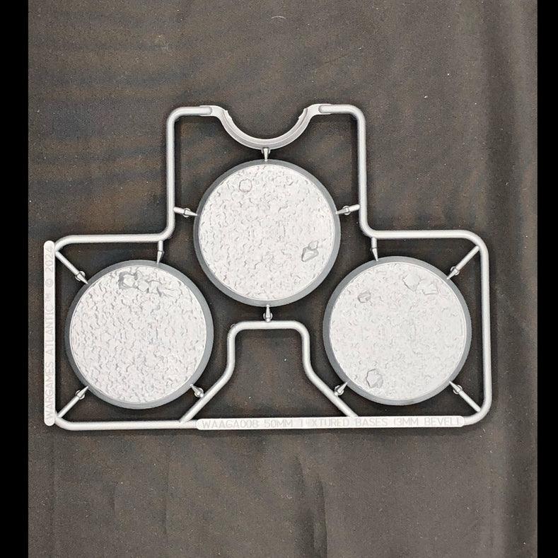 Wargames Atlantic: General Accoutrements - 50mm Textured Bases (3mm Bevel) - Image 2