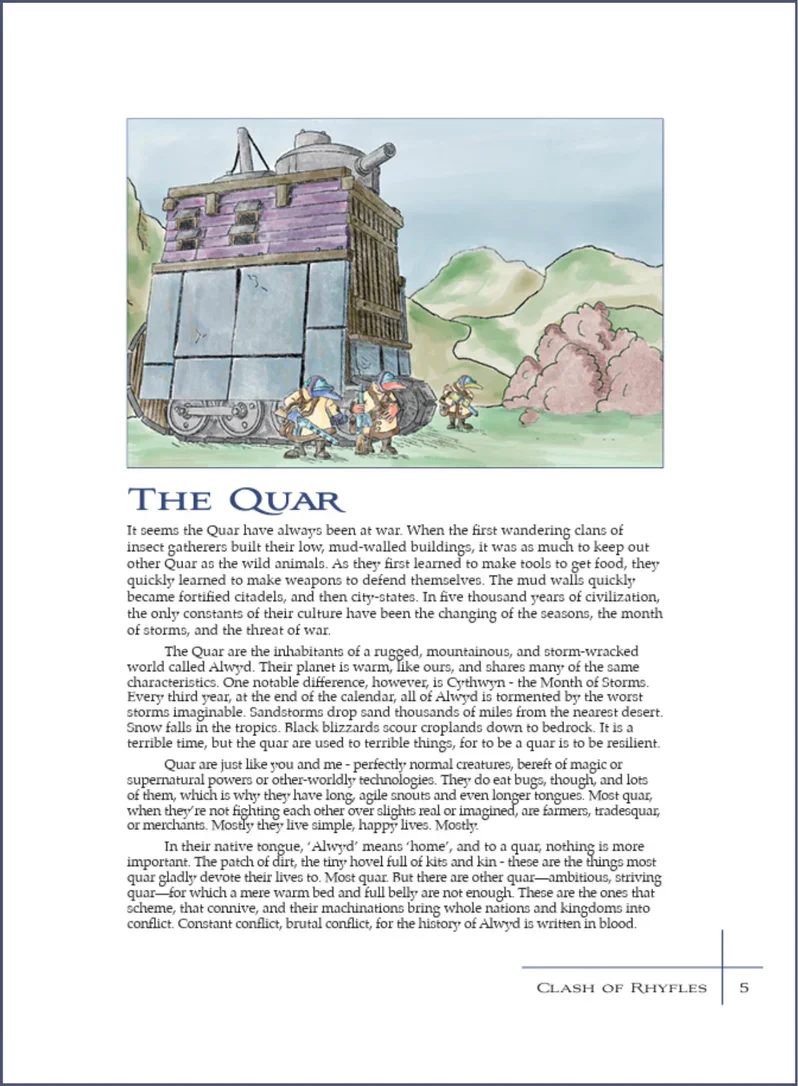 Wargames Atlantic: Quar: Clash of Rifles Hardcover Rulebook - Image 5