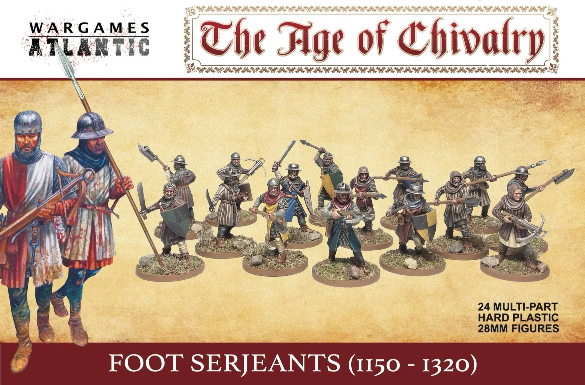 Wargames Atlantic: The Age of Chivalry - Foot Serjeants (1150-1320)