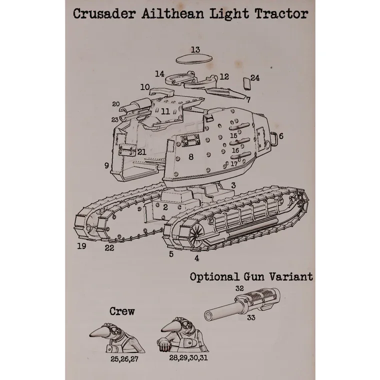 Wargames Atlantic: This Quar's War: Crusader Ailthean Tractor - Image 3