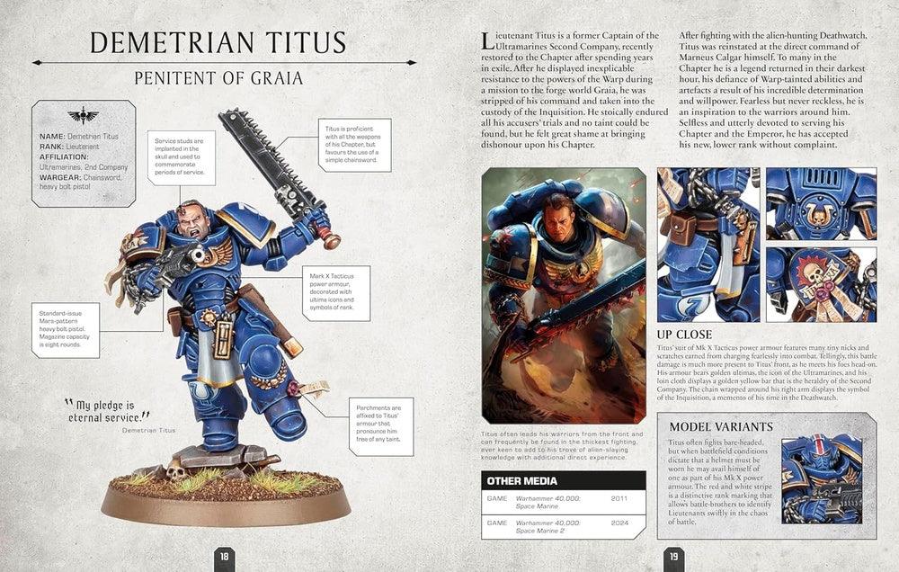 Warhammer 40000 Character Encyclopedia - Inc. Lieutenant Titus Miniature! - Image 2