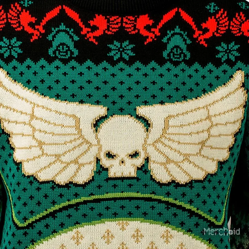 Warhammer 40000: Dark Angels Christmas Jumper (L) - Image 2