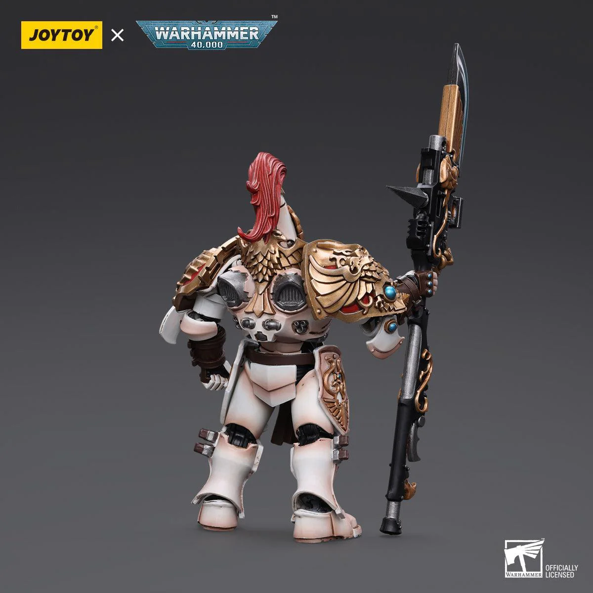 Warhammer Collectibles: 1/18 Scale Adeptus Custodes Solar Watch Custodian Guard with Guardian Spear - Image 2