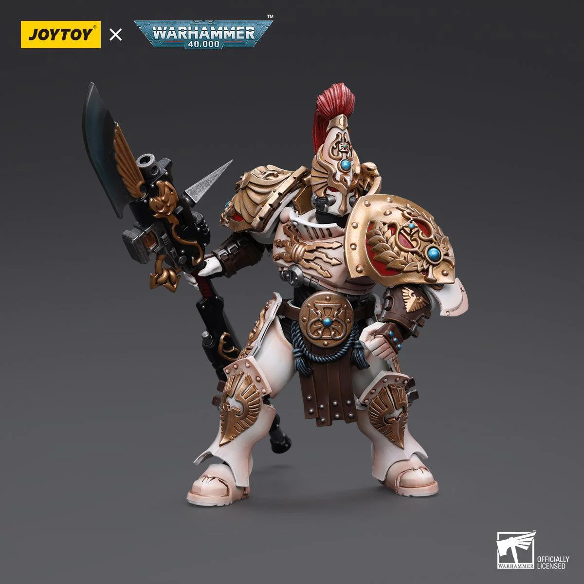 Warhammer Collectibles: 1/18 Scale Adeptus Custodes Solar Watch Custodian Guard with Guardian Spear - Image 3