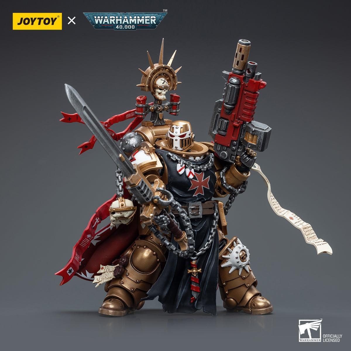 Warhammer Collectibles: 1/18 Scale Black Templars High Marshal Helbrecht - Image 3