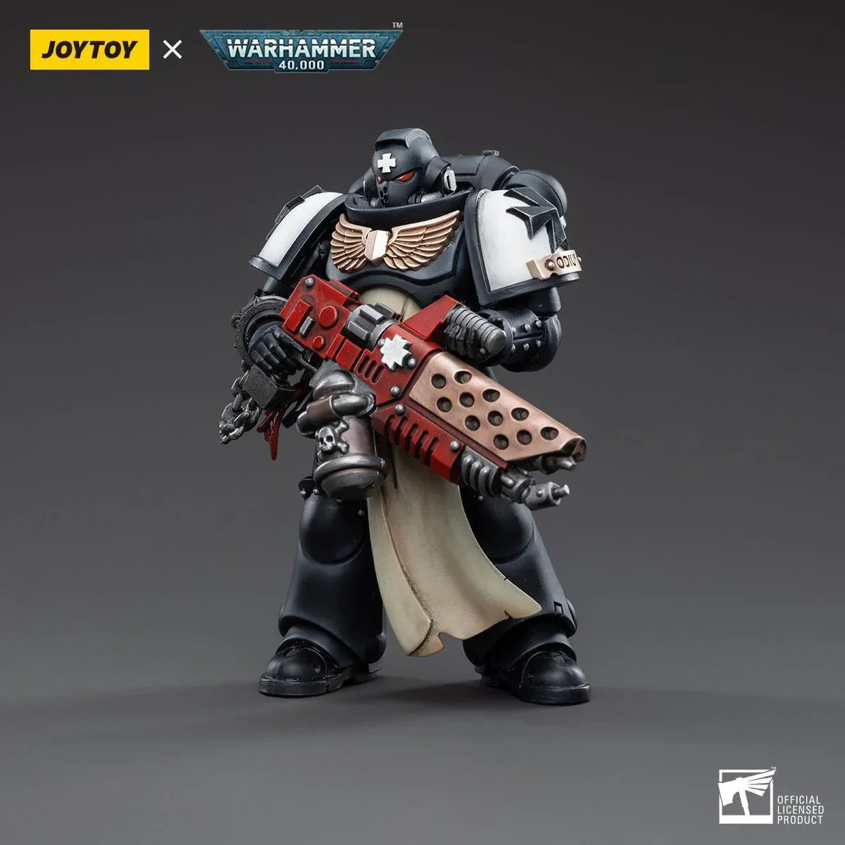 Warhammer Collectibles: 1/18 Scale Black Templars Primaris Crusader Squad (4 figures) - Image 3