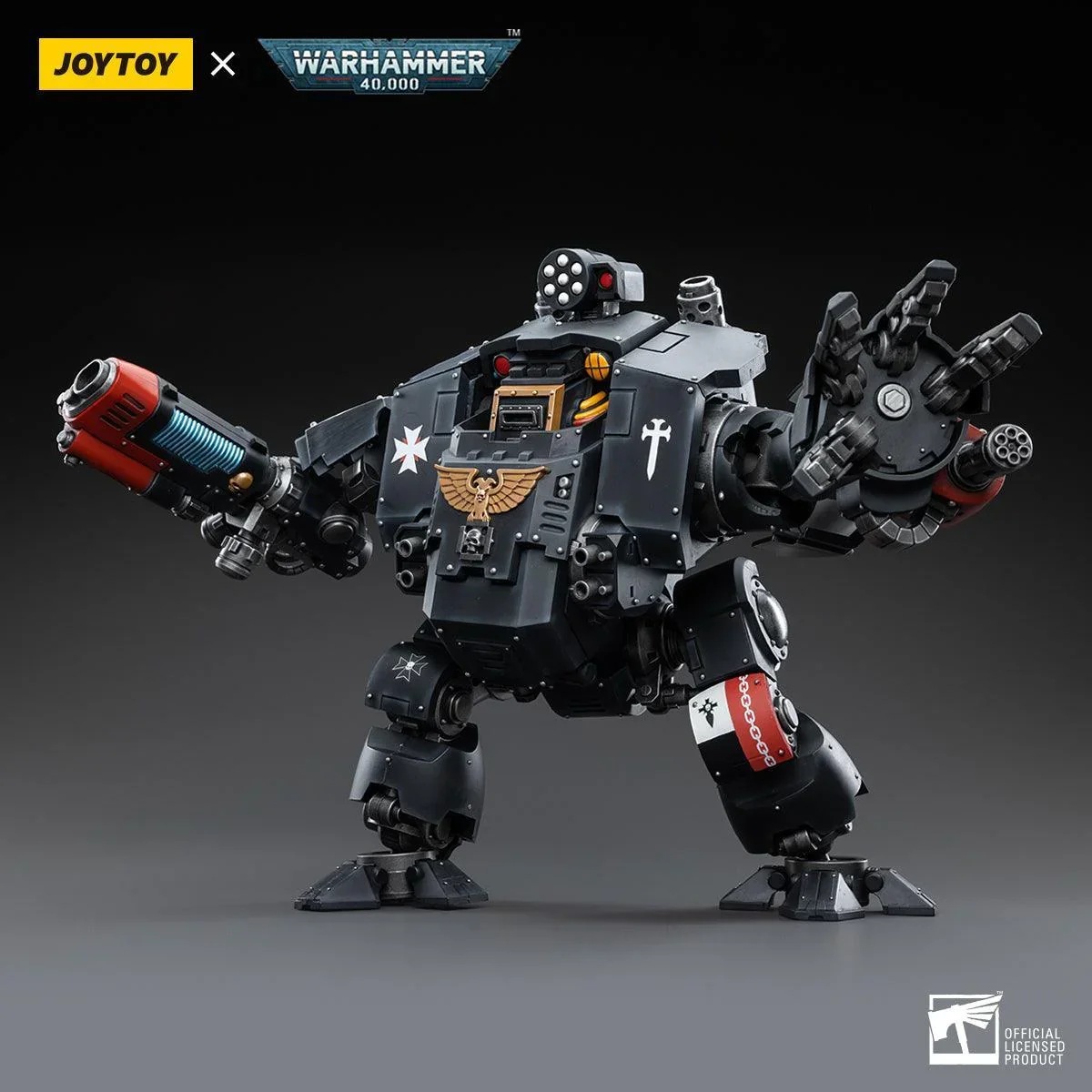 Warhammer Collectibles: 1/18 Scale Black Templars Redemptor Dreadnought - Image 4