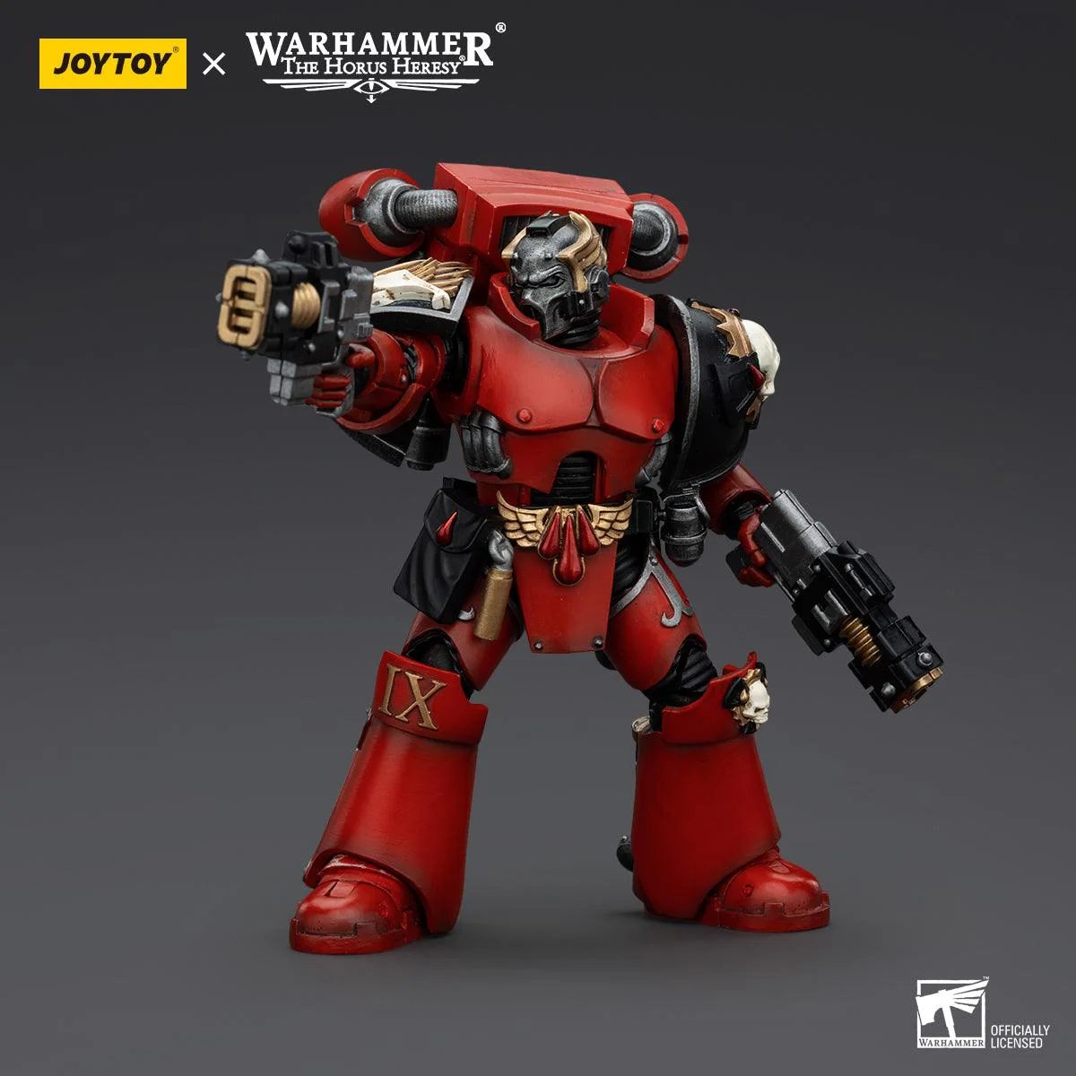 Warhammer Collectibles: 1/18 Scale Blood Angels Angel's Tears Squad Arch-Erelim with Volkite Serpent - Image 3