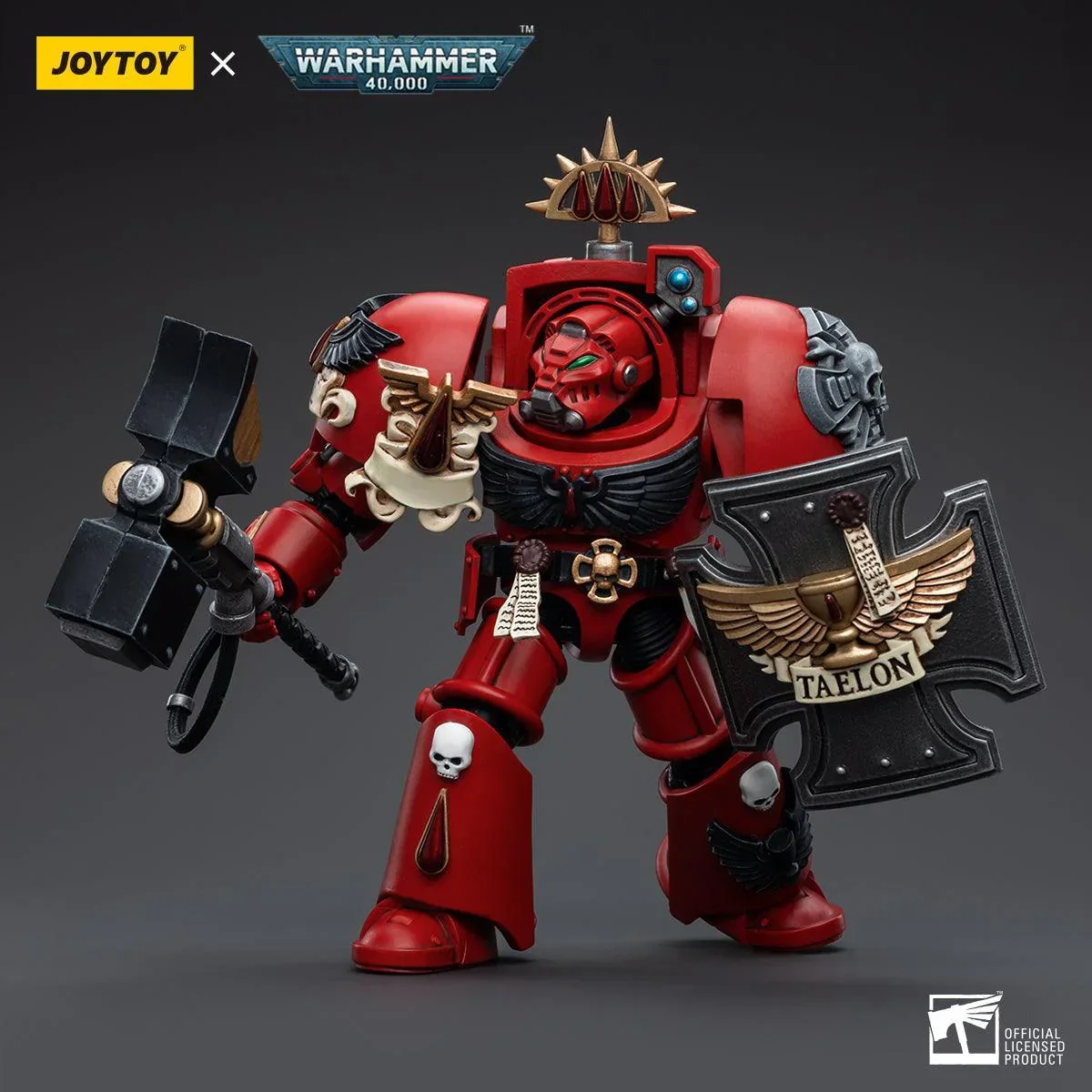 Warhammer Collectibles: 1/18 Scale Blood Angels Assault Terminators Brother Taelon - Image 3