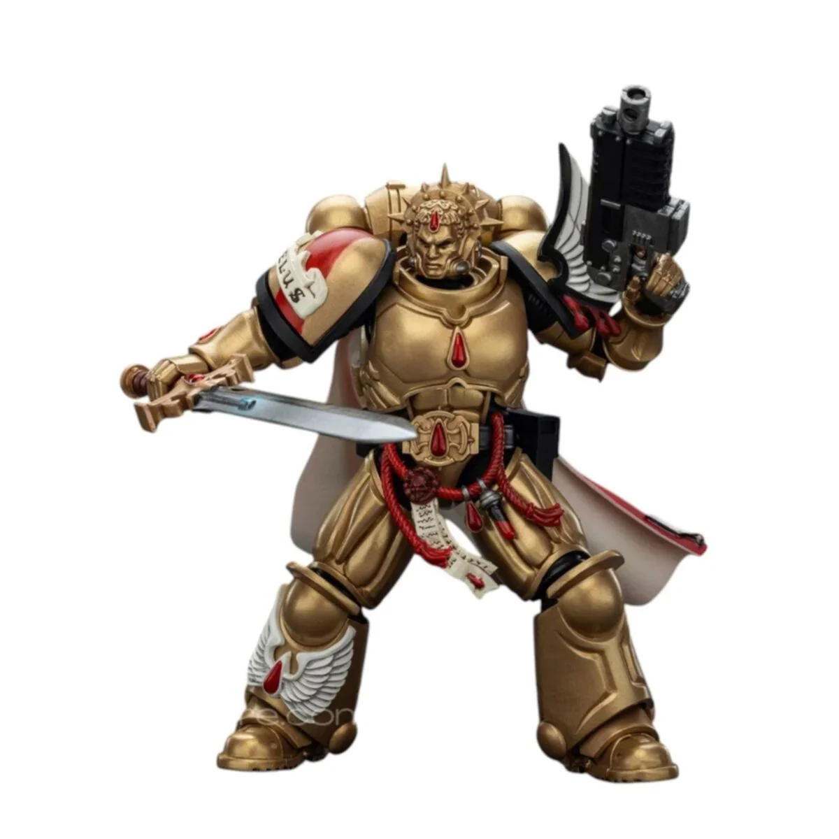 Warhammer Collectibles: 1/18 Scale Blood Angels Captain with Heavy Bolt Pistol & Power Sword - Pre-Order - Image 2