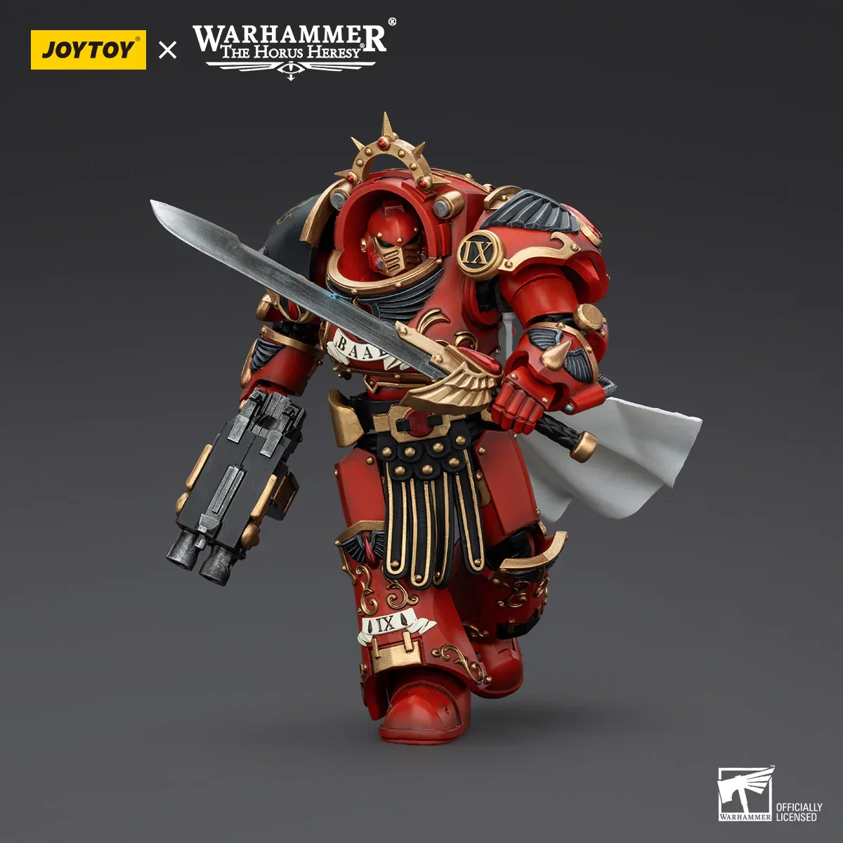 Warhammer Collectibles: 1/18 Scale Blood Angels Legion Praetor in Tartaros Terminator Armour - Image 3