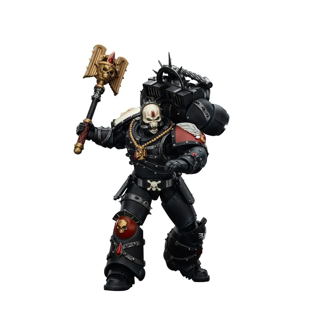 Warhammer Collectibles: 1/18 Scale Blood Angels Lemartes With Jump Pack Blood Crozius - Image 3