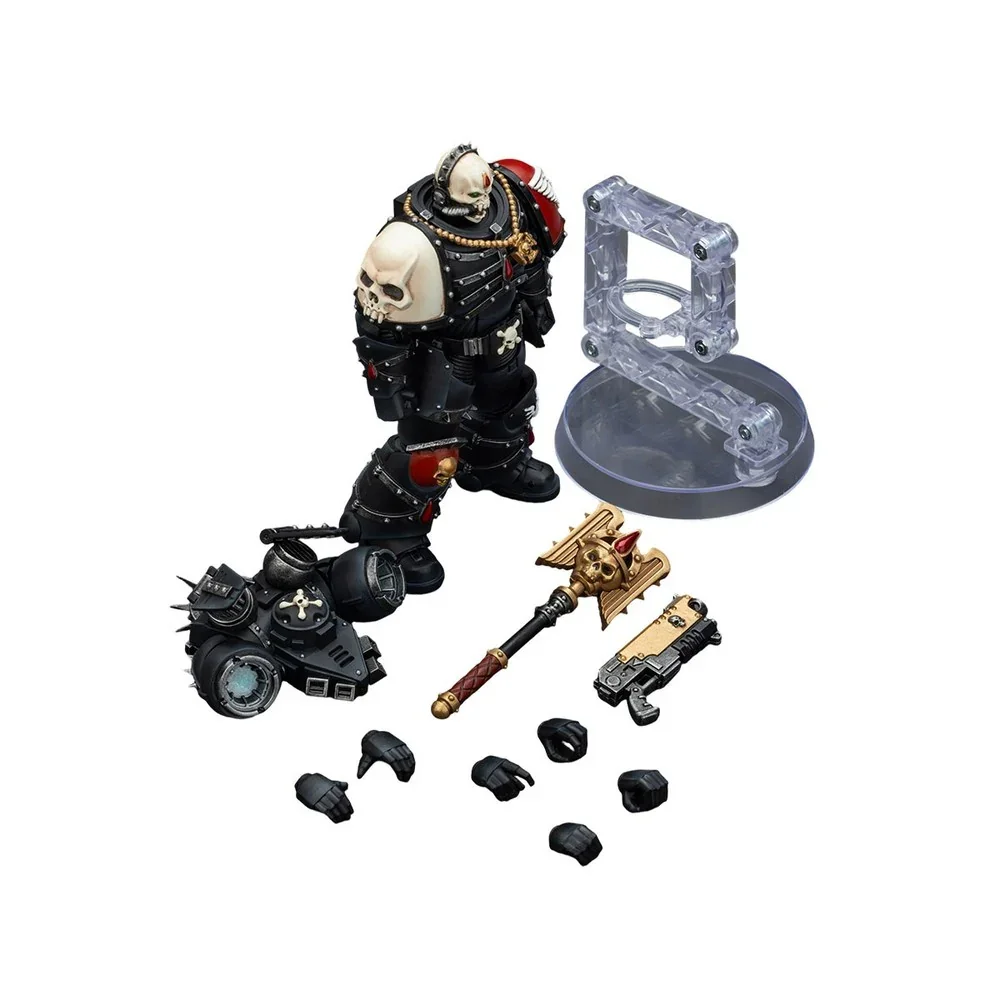 Warhammer Collectibles: 1/18 Scale Blood Angels Lemartes With Jump Pack Blood Crozius - Image 5