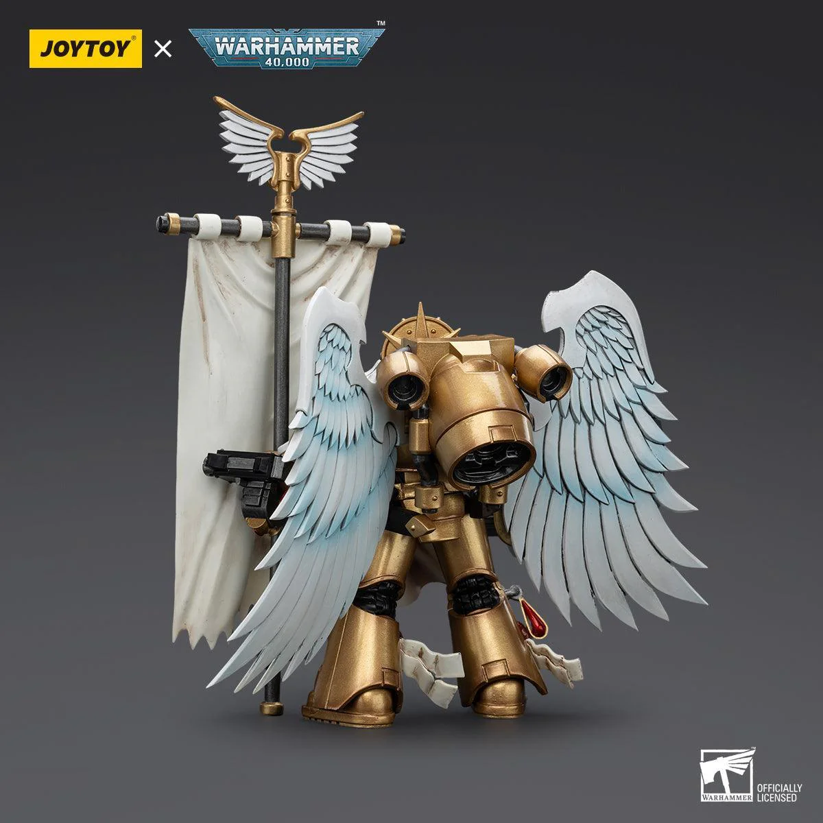 Warhammer Collectibles: 1/18 Scale Blood Angels Sanguinary Guard Sanguinary Ancient - Image 2