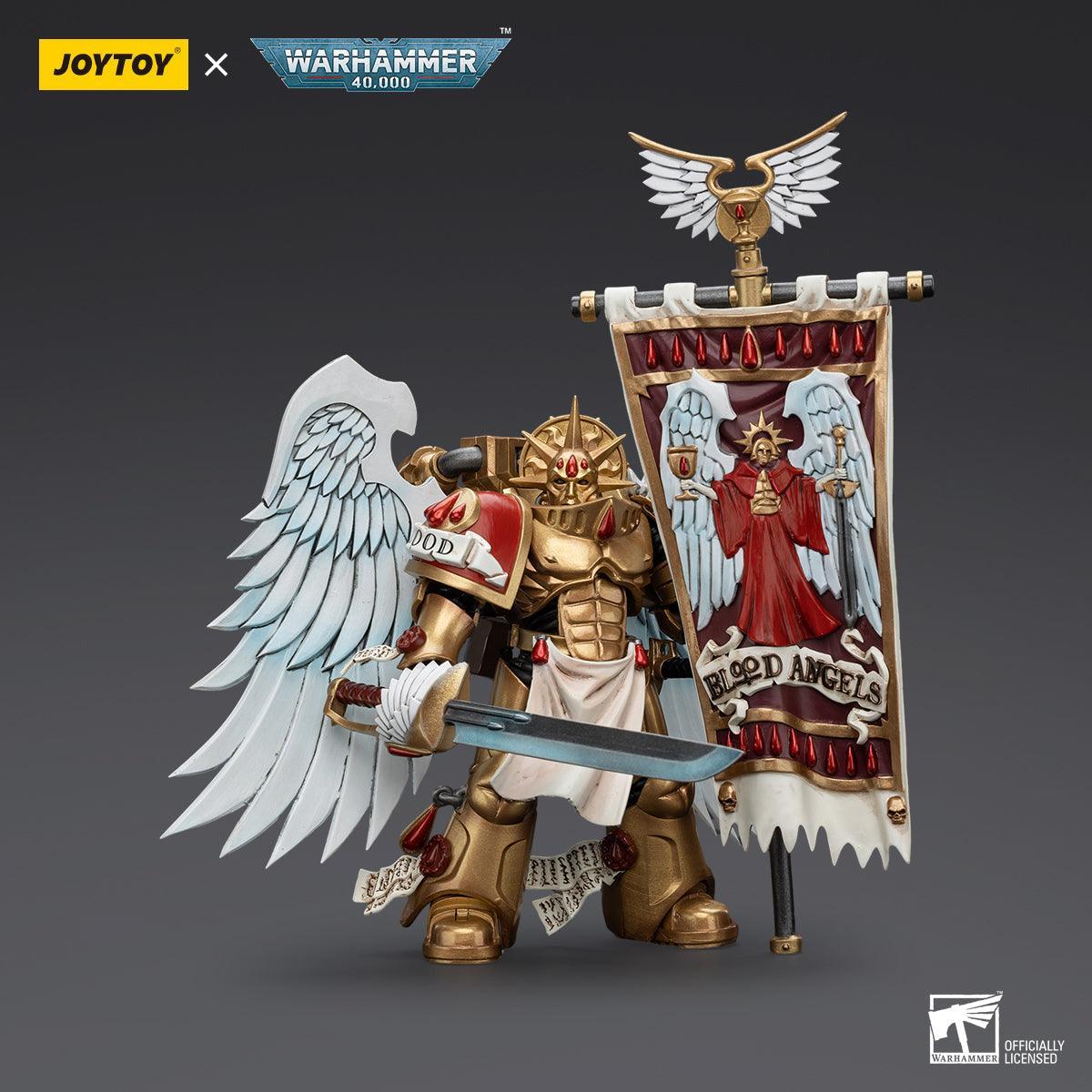 Warhammer Collectibles: 1/18 Scale Blood Angels Sanguinary Guard Sanguinary Ancient - Image 3