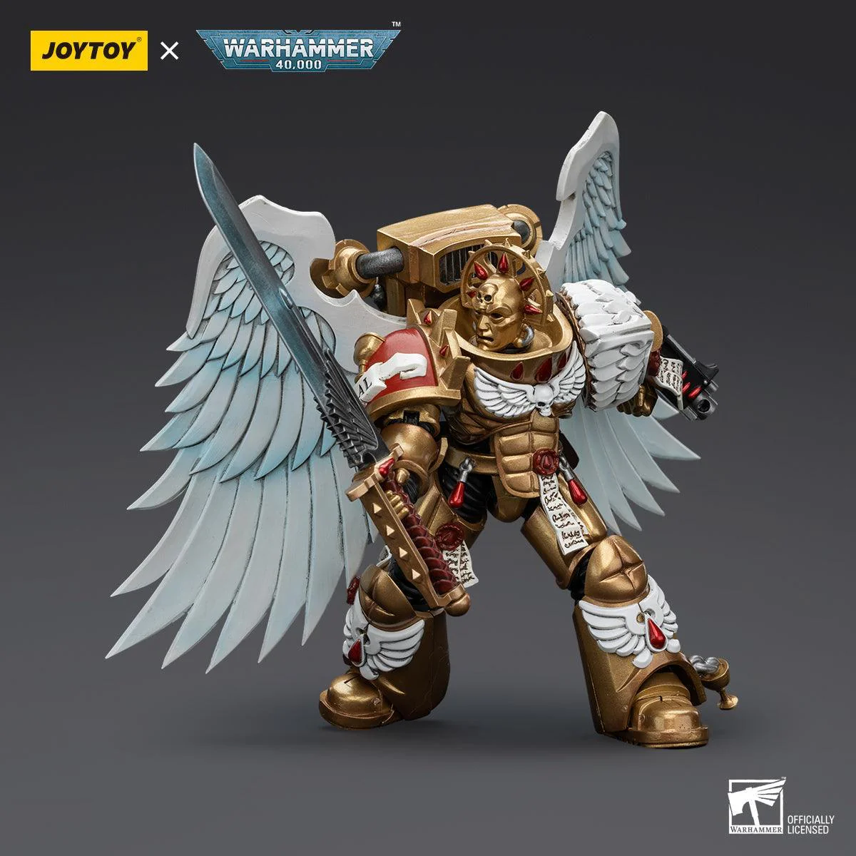Warhammer Collectibles: 1/18 Scale Blood Angels Sanguinary Guard with Encarmine Sword 1 - Image 3