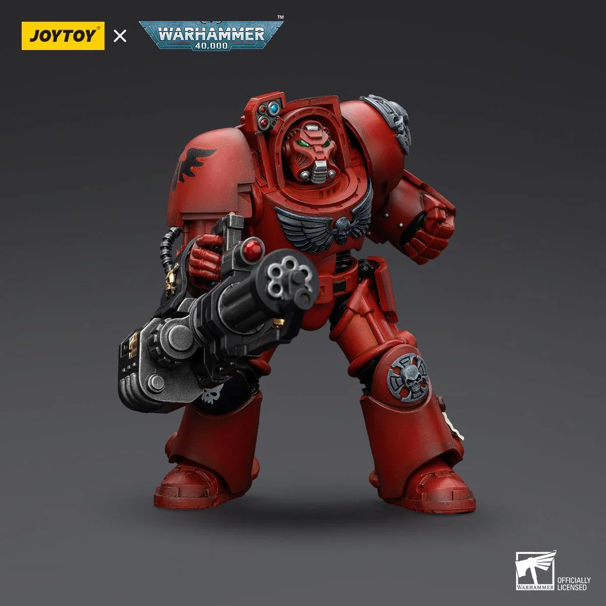 Warhammer Collectibles: 1/18 Scale Blood Angels Terminator Squad Terminator with Assault Cannon - Image 3