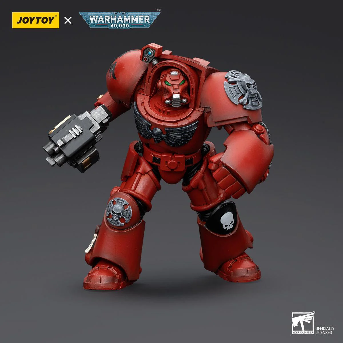 Warhammer Collectibles: 1/18 Scale Blood Angels Terminator Squad Terminator with Storm Bolter - Image 3