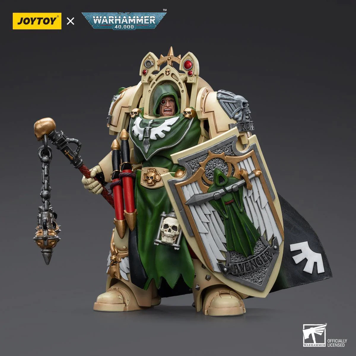 Warhammer Collectibles: 1/18 Scale Dark Angels Deathwing Knight Master with Flail of the Unforgiven - Image 3
